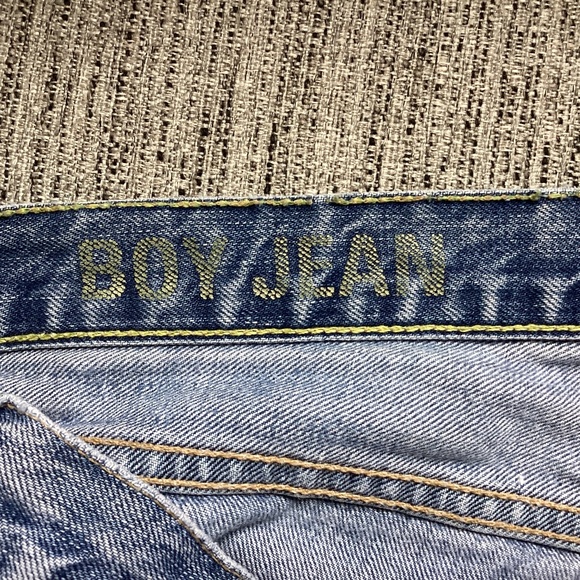 Vintage J.Crew Aged Stonewashed "Boy Jean” - 31S - Picture 9 of 10